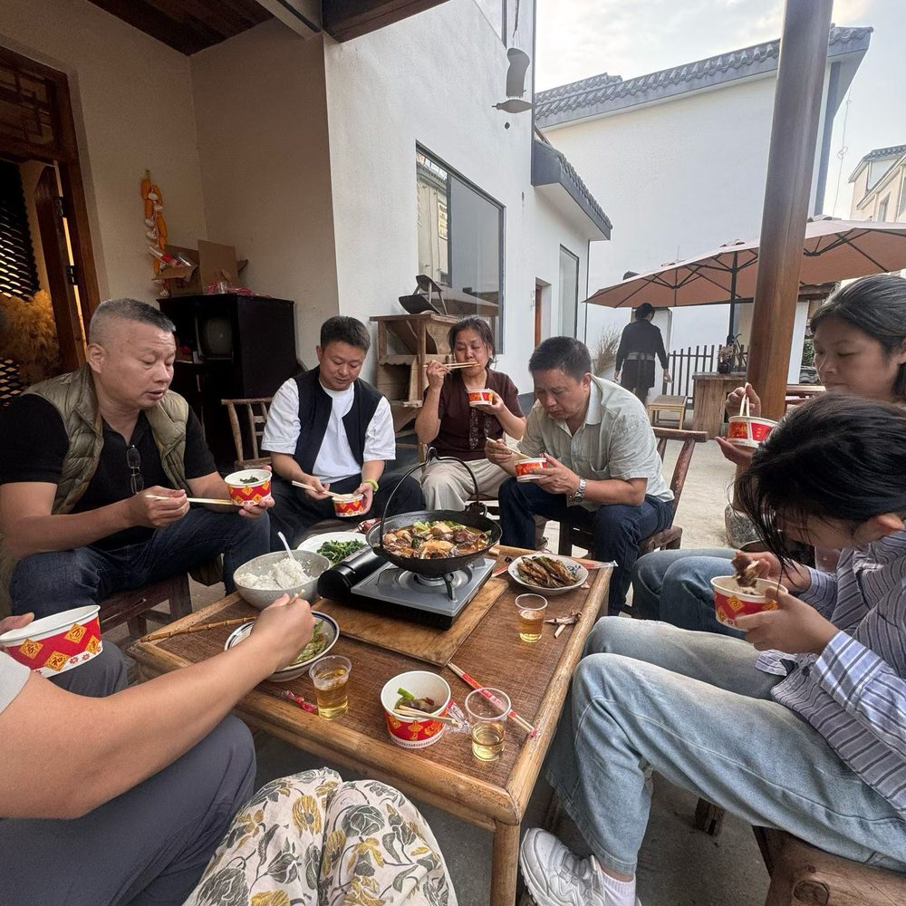 罗田农家吊锅聚餐