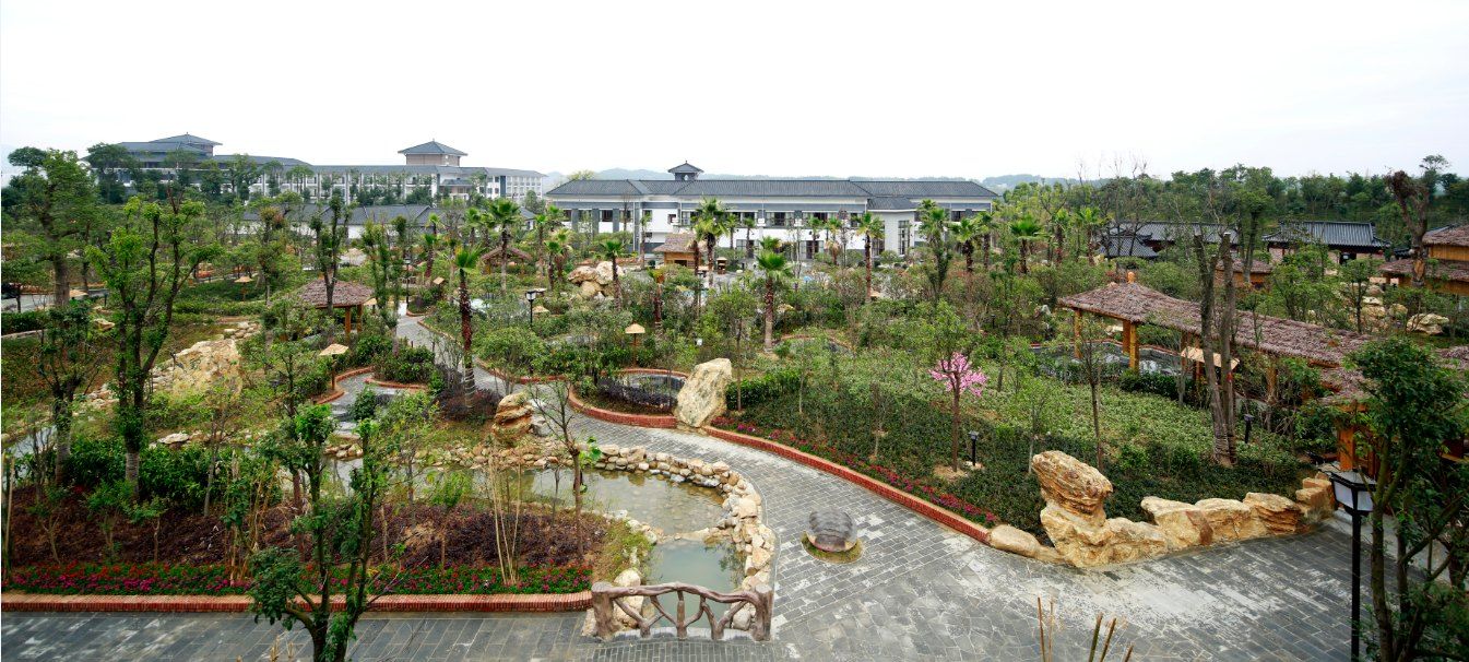 三里畈温泉度假区全景