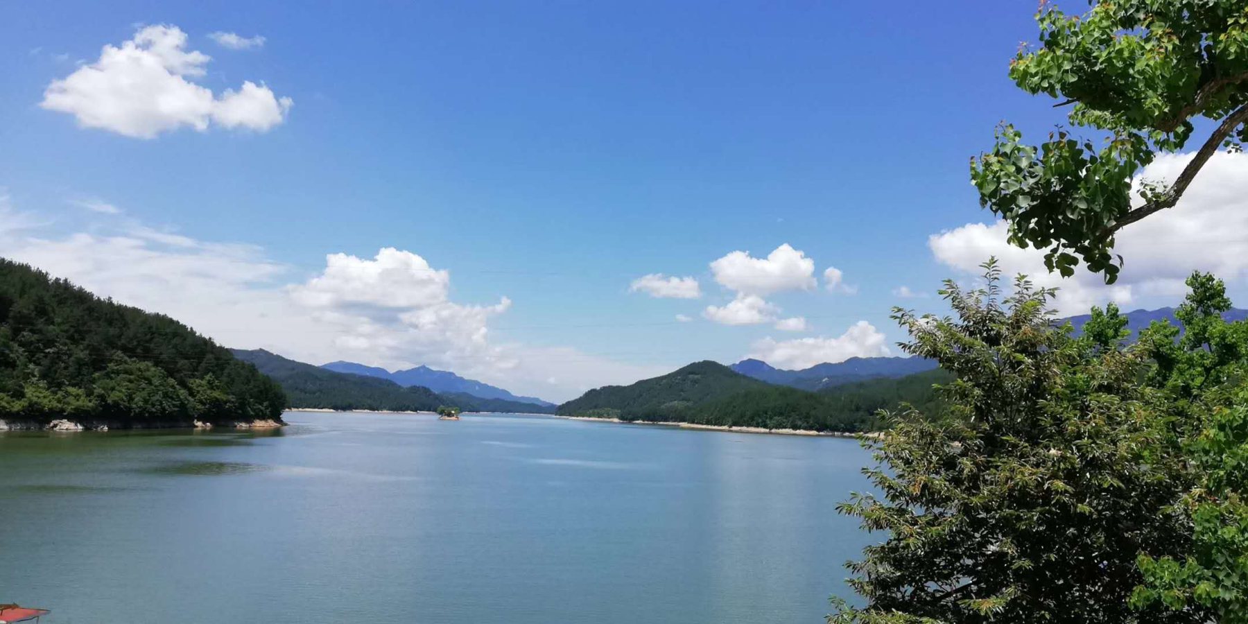 水把山收进去