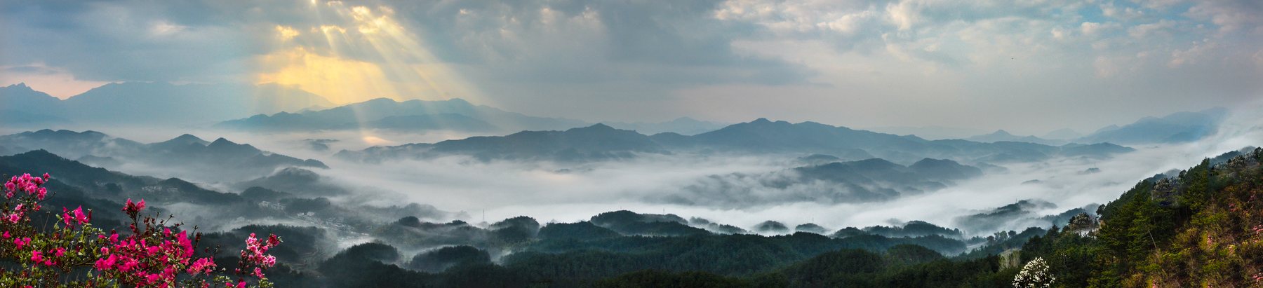 山水之间，空旷得很